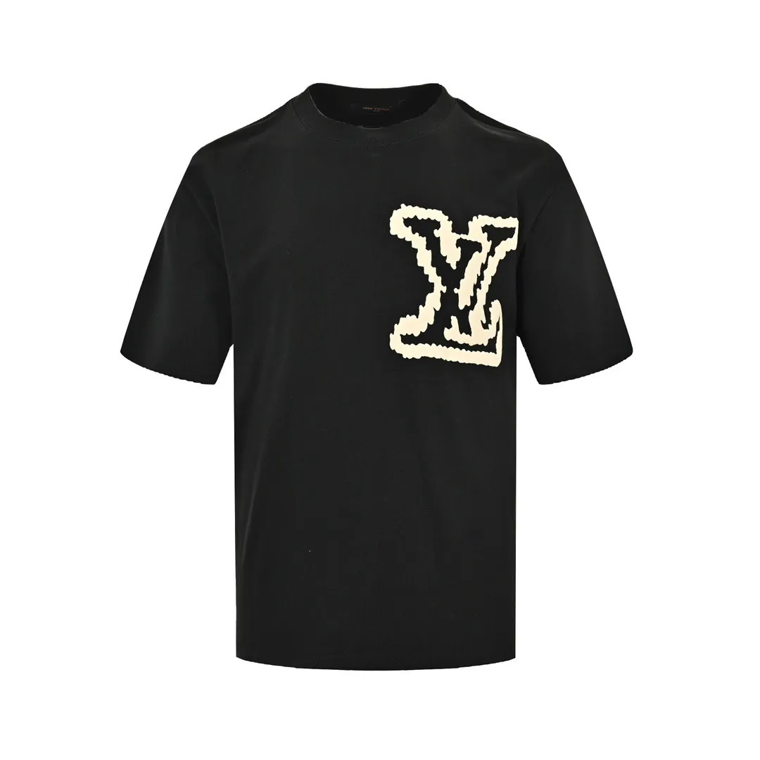 Louis Vuitton/Louis Vuitton 23ss cloud presbyopia large letter foam short sleeves